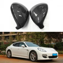 Carbon Fiber Side View Mirror Covers (Panamera 970: 2012-2016)