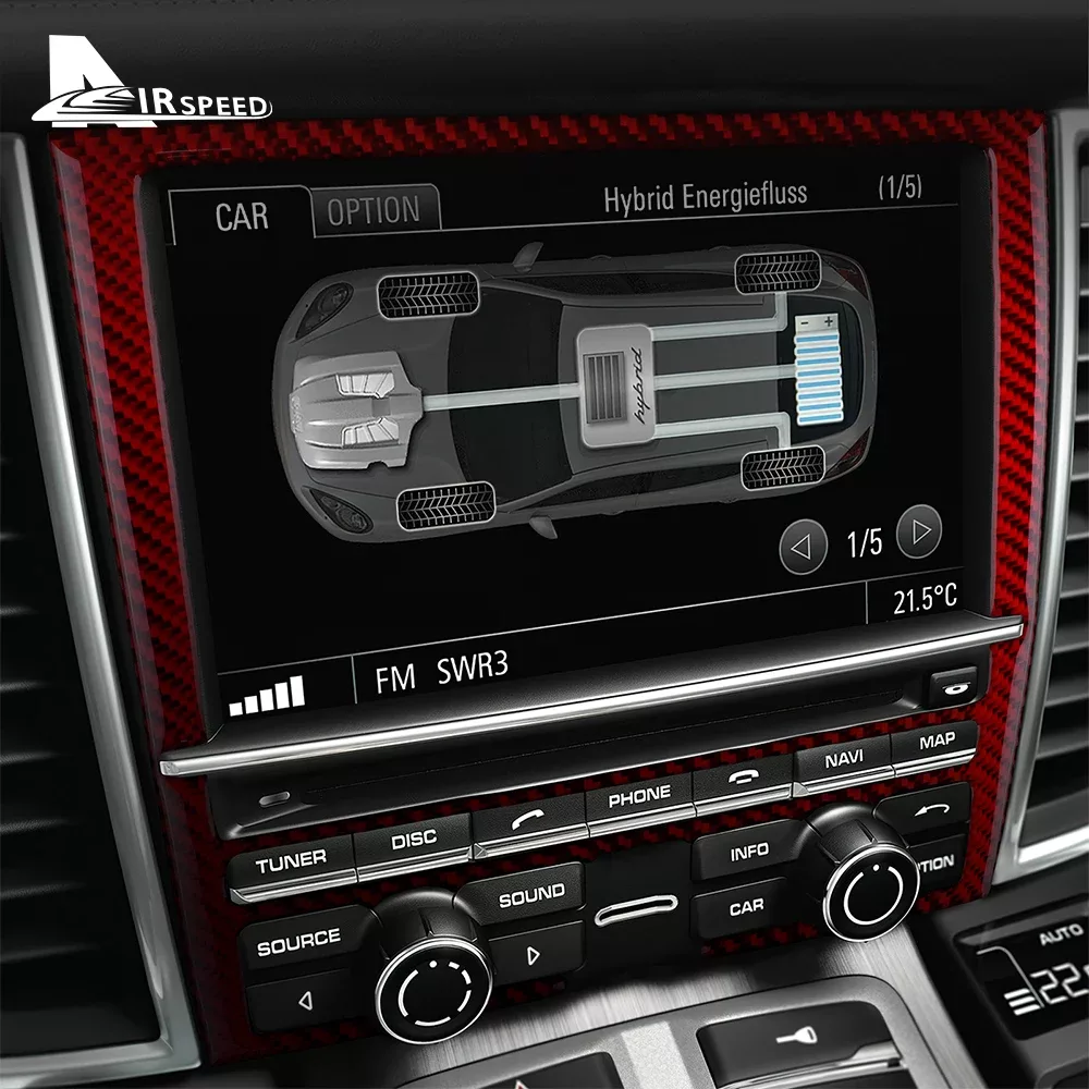 Carbon Fiber Nav/Display Trim, Panamera (2010-2016) | Mfg Dreams Carbon Fiber Nav/Display Trim, Panamera (2010-2016) - Image 3