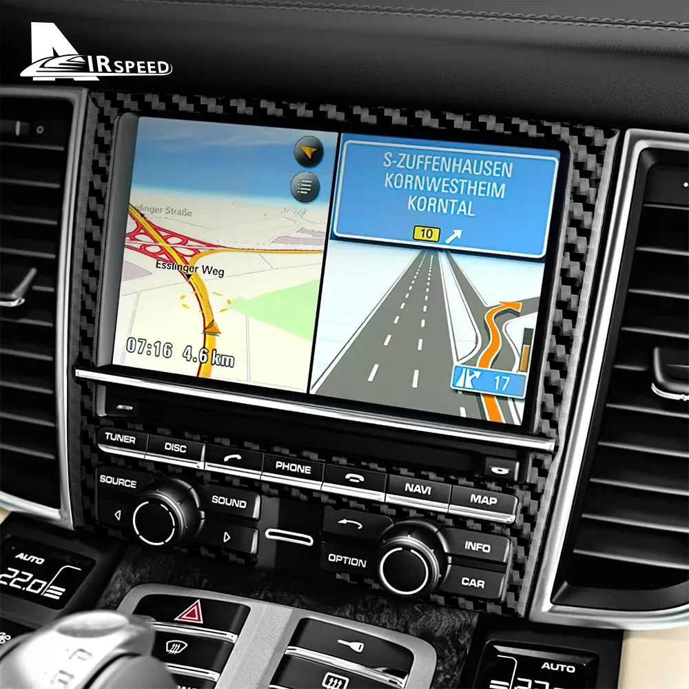 Carbon Fiber Nav/Display Trim, Panamera (2010-2016) | Mfg Dreams Carbon Fiber Nav/Display Trim, Panamera (2010-2016) - Image 2