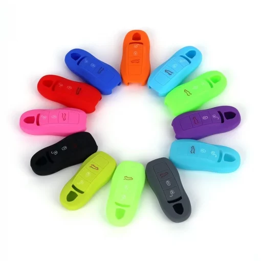 Silicone Smart Key/Key Fob Case Cover For Porsche (Multiple Models &Amp; Years)