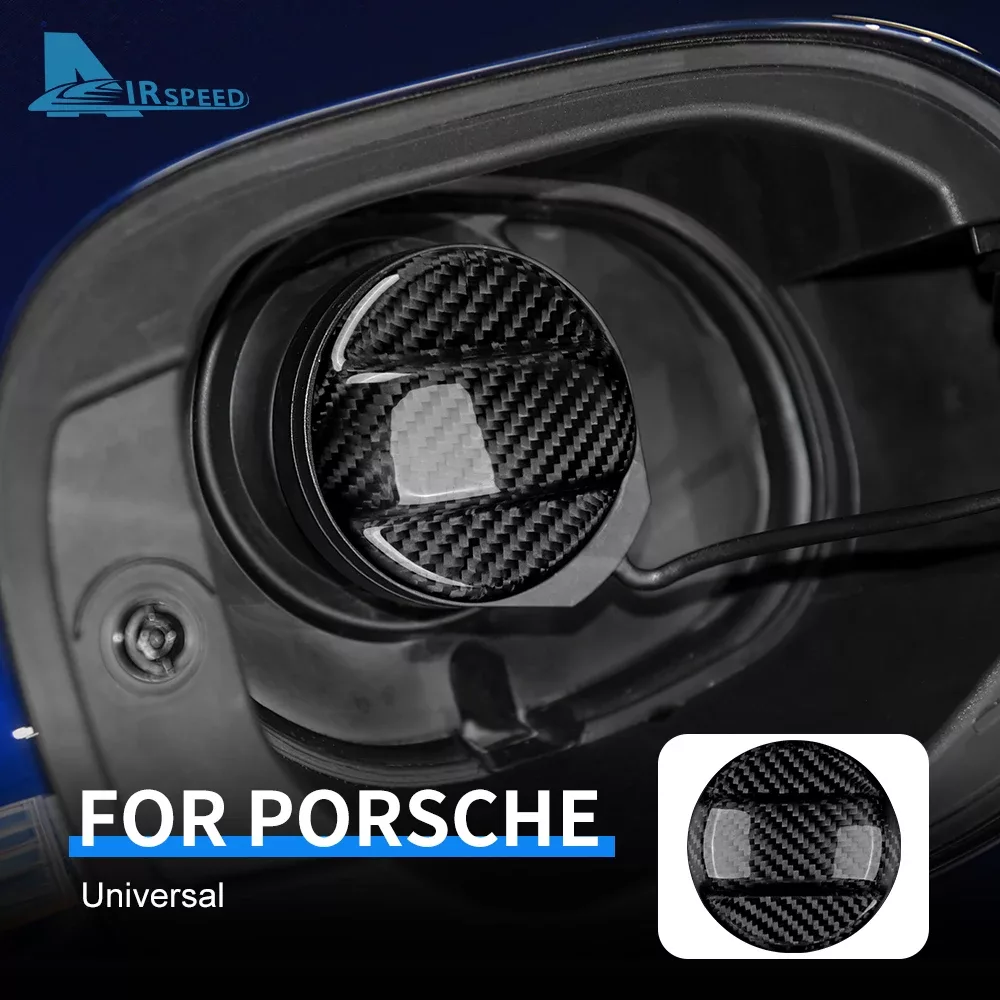 Carbon Fiber Fuel Tank Cap Cover for Porsche (Universal: 2014-2023)