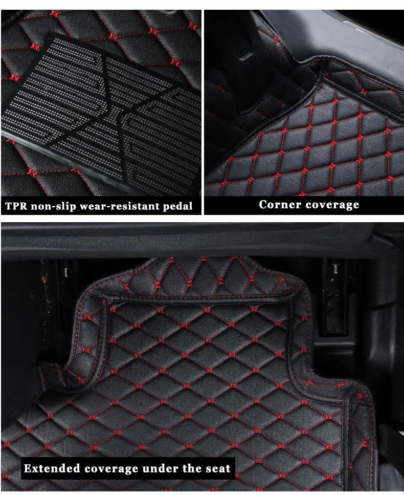 Car Floor Mats For Porsche Macan 2014 2015 2016 2017 2018 2019 2020 Custom Auto Foot Pads Automobile Carpet Cover