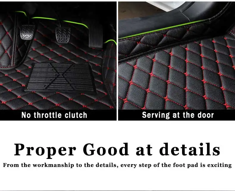 Car Floor Mats For Porsche Macan 2014 2015 2016 2017 2018 2019 2020 Custom Auto Foot Pads Automobile Carpet Cover