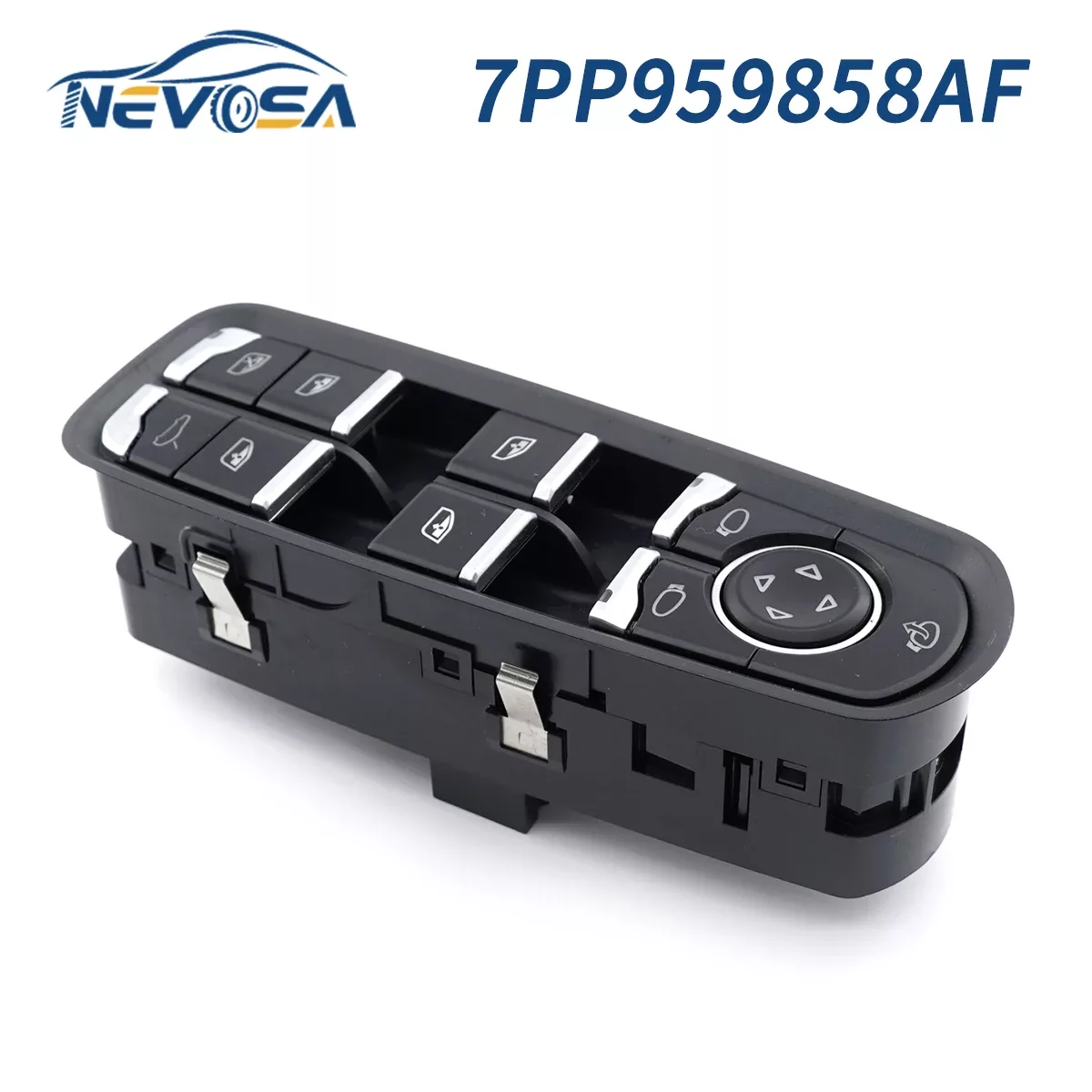 NEVOSA 7PP959858AF For Porsche Panamera Cayenne Macan 2011-2017 7PP959858MDML Electric Master Window Control Switch