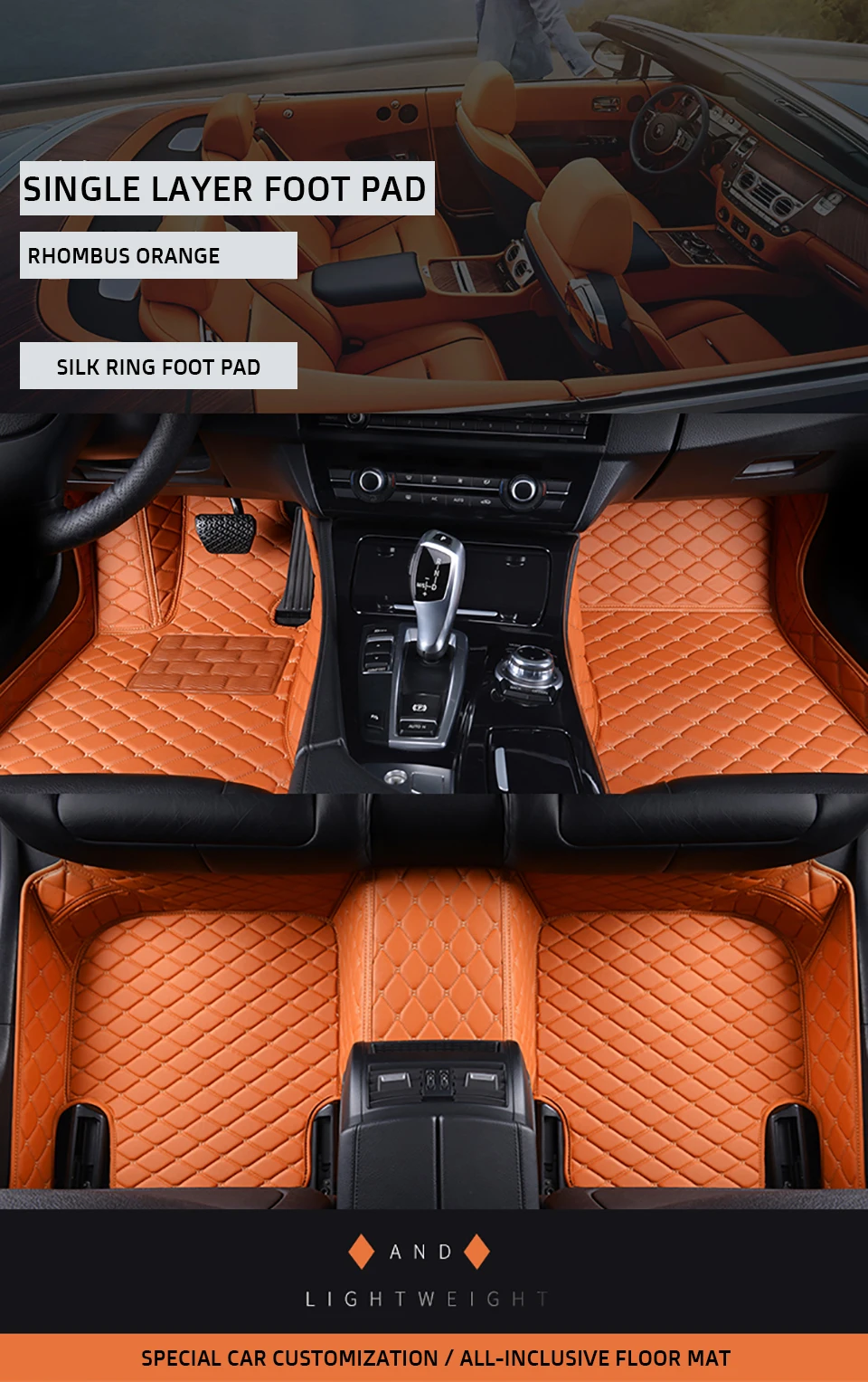 Yogooge Custom Car Floor Mats For Porsche Panamera 2009-2023 Auto Carpets Foot Coche Accessorie
