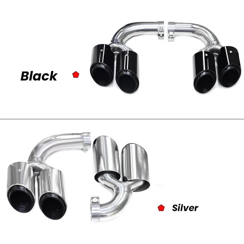 Quad Exhaust Tip Muffler, Cayenne (2018-2022) | Mfg Dreams Quad Exhaust Tip Muffler, Cayenne (2018-2022) - Image 4