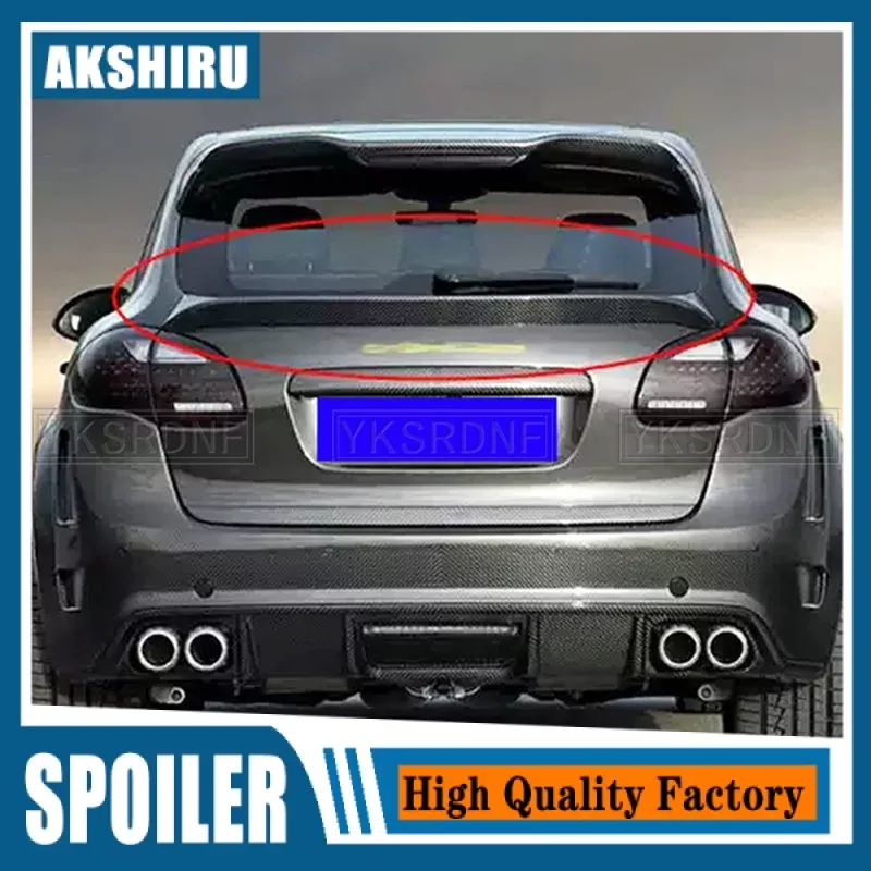 Carbon Fiber Rear Trunk Lip Spoiler, Cayenne (2011-2014)