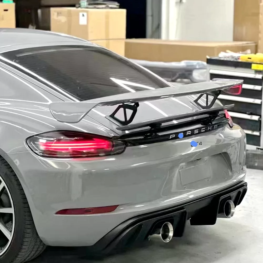 Carbon Fiber Rear Trunk Wing (Cayman, Boxster, 981, 986, 987, 718)