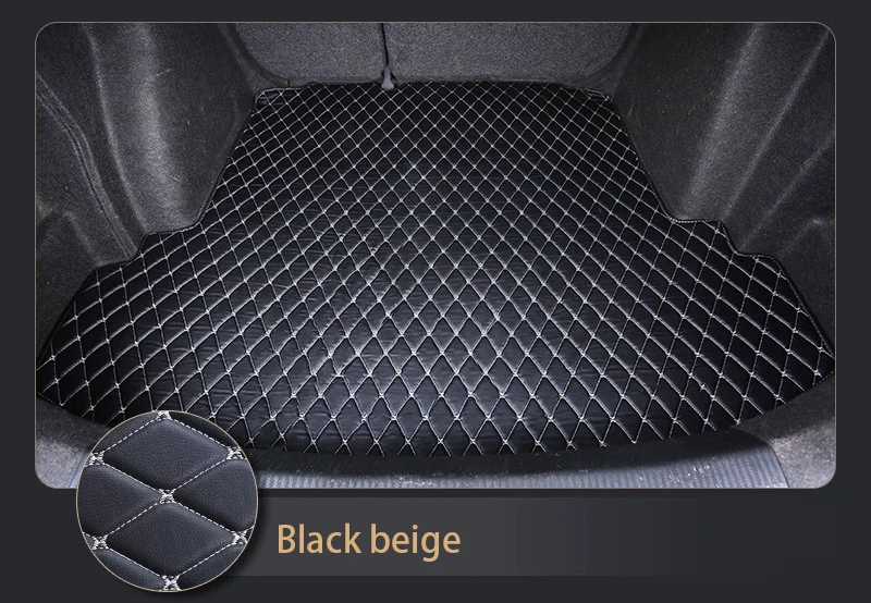 Car Trunk Mat For Porsche Cayenne 2011 2012 2013 2014 2015 2016 2017 Cargo Liner Carpet Interior Accessories Cover