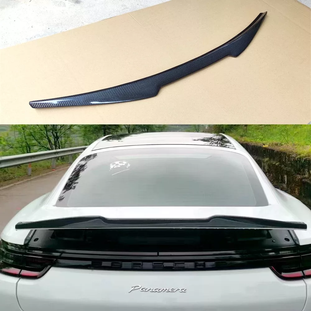 Carbon Fiber Rear Spoiler Lip (Panamera 2017-2019)