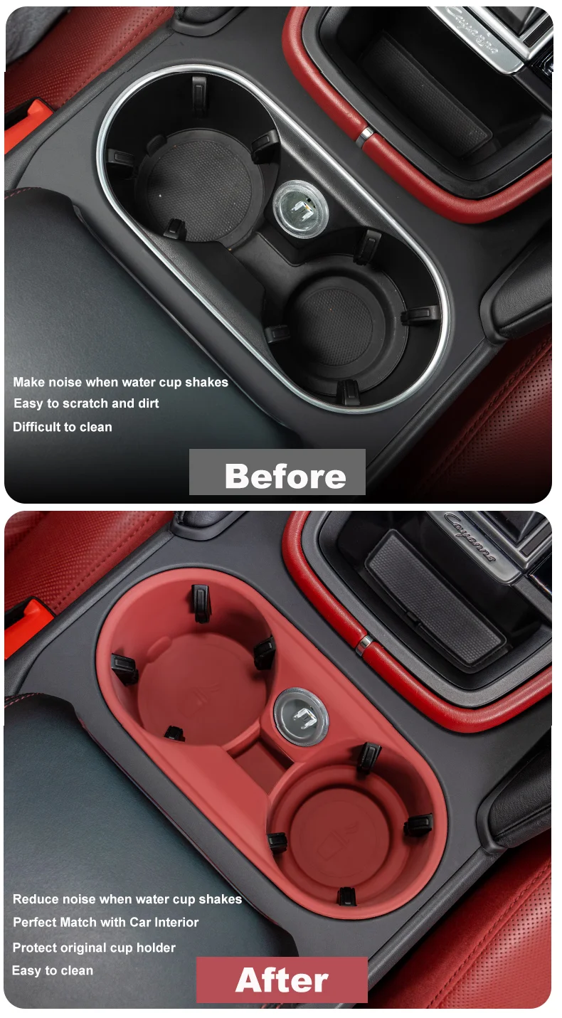 Cup Holder &Amp; Center Console Insert (Cayenne &Amp; Macan)