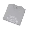 Cosmic Order Sacred Geometry (Unisex Tee) In Sport Grey - Front Design Closeup