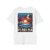 Florida Moons &Amp; Stars (Unisex Graphic Tee) | Mfg Dreams Florida Moons &Amp; Stars (Unisex Graphic Tee) In White - Back Design