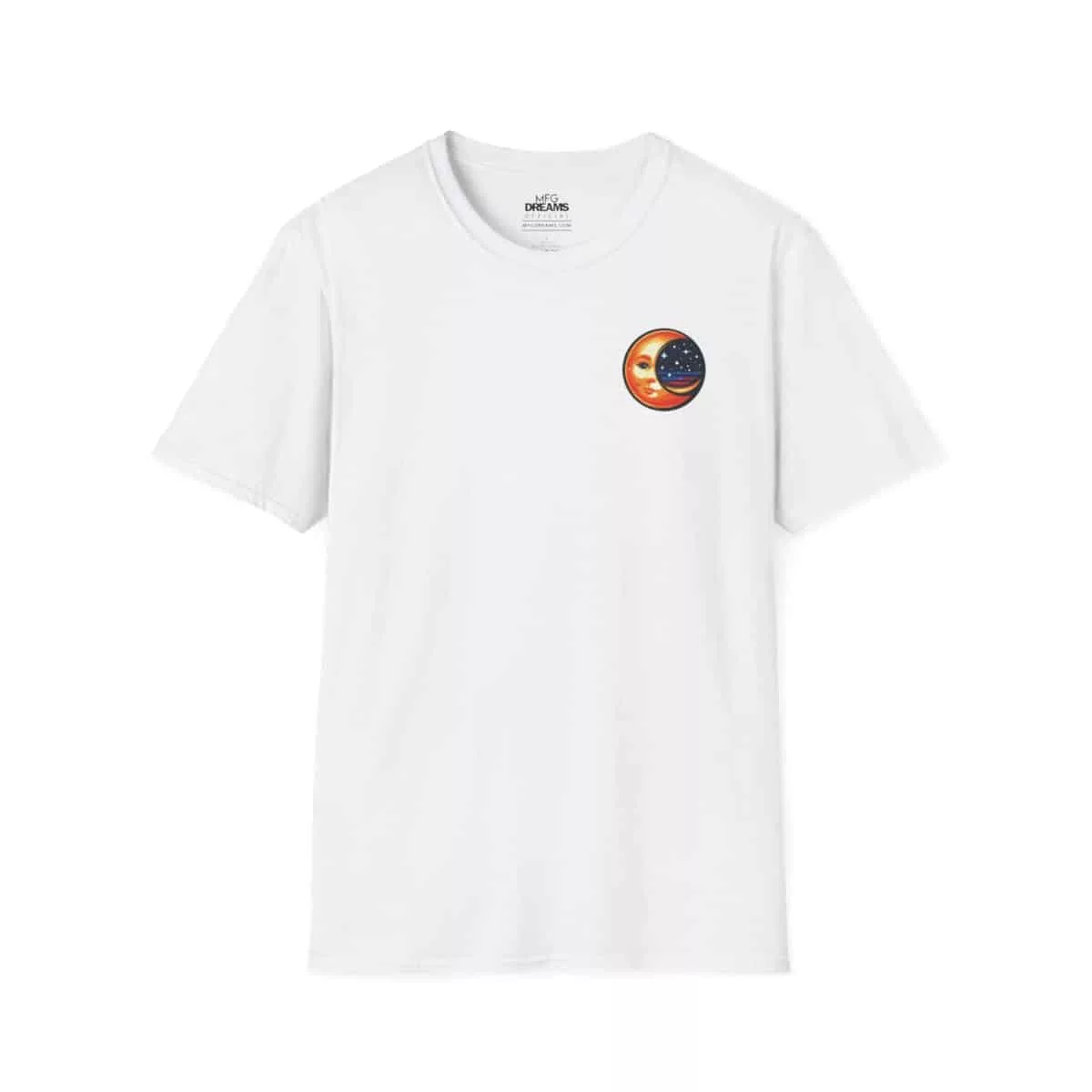 Florida Moons &Amp; Stars (Unisex Graphic Tee) | Mfg Dreams Florida Moons &Amp; Stars (Unisex Graphic Tee) In White - Front Design