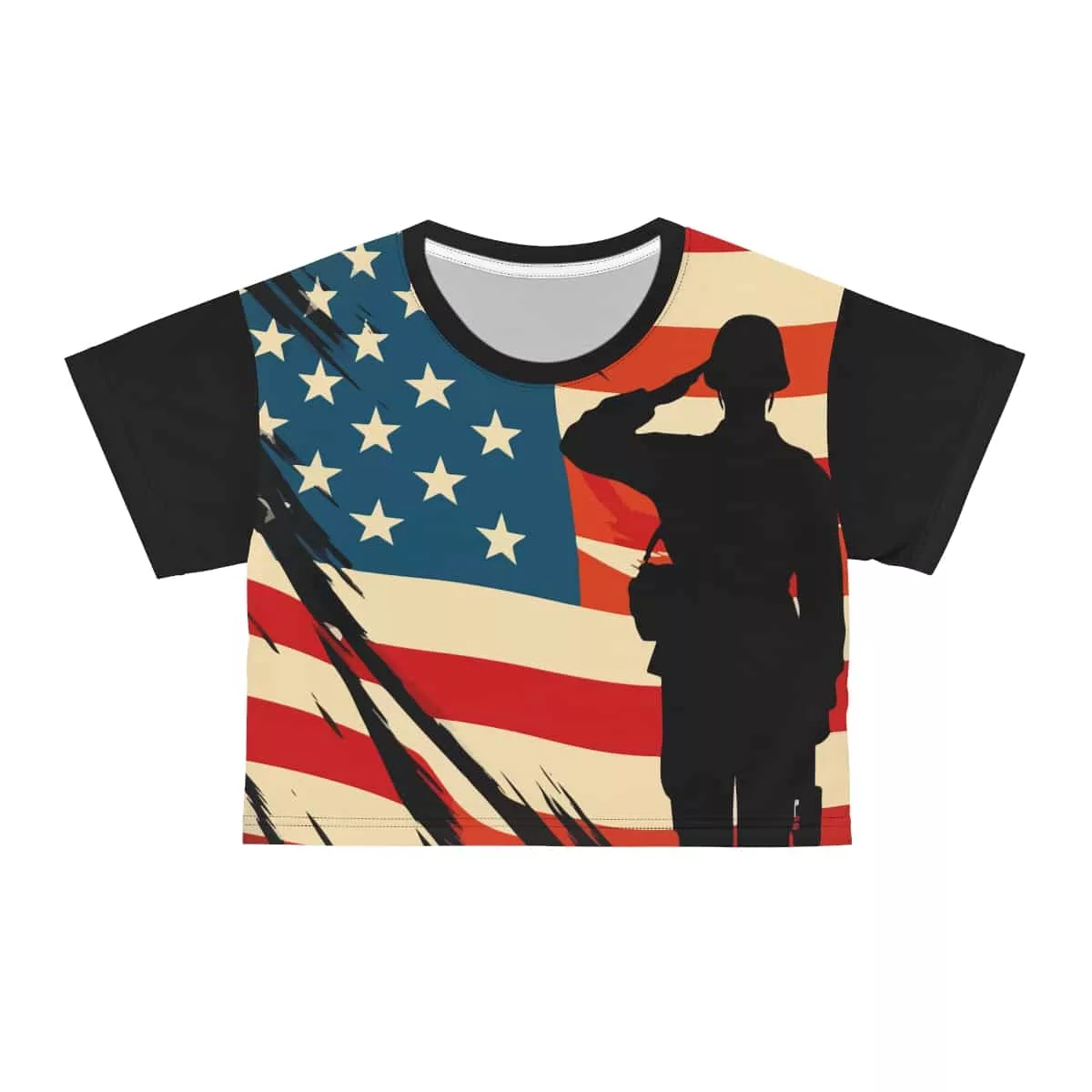 Buck Fiden USA (Women’s Crop Top)