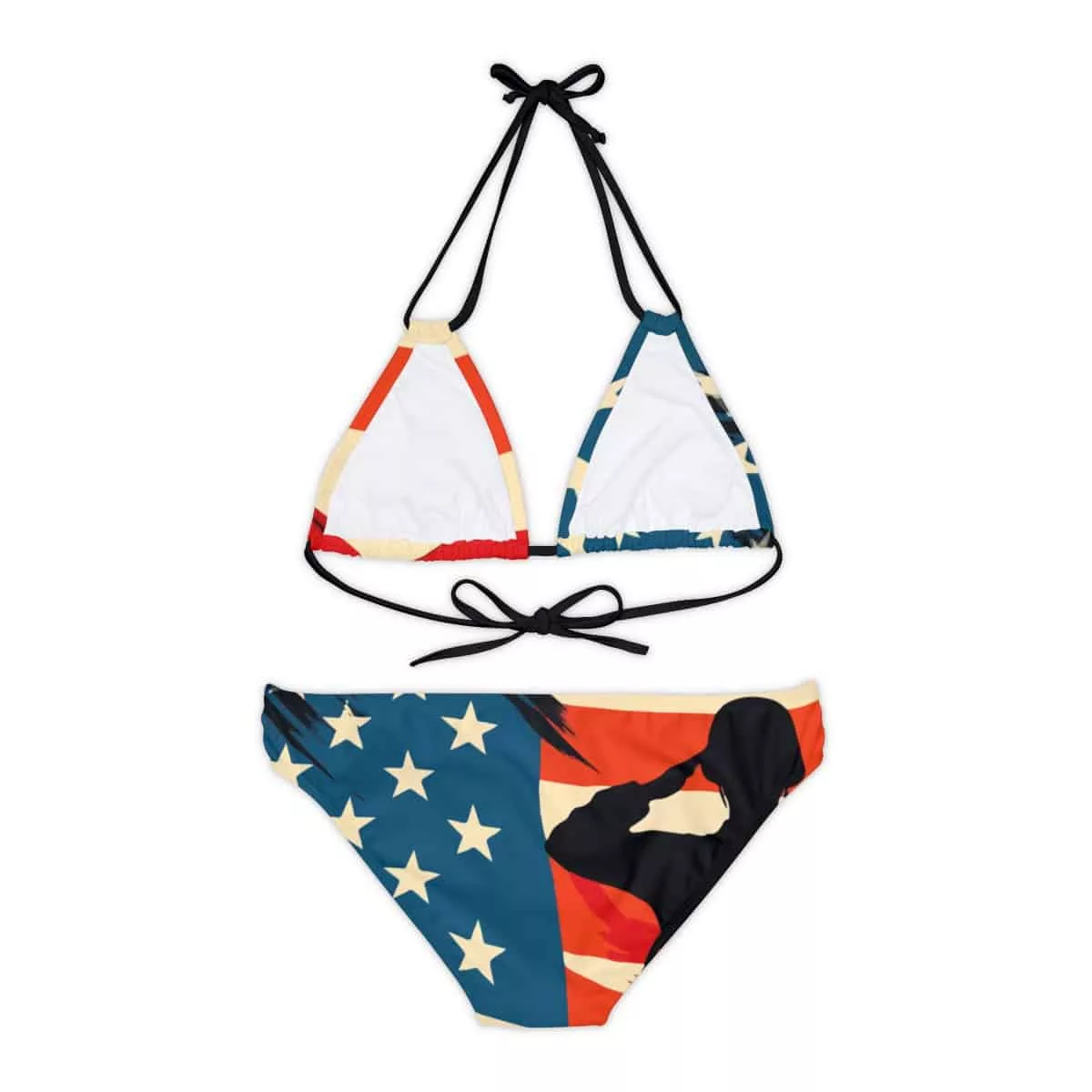 USA Strappy Bikini Set