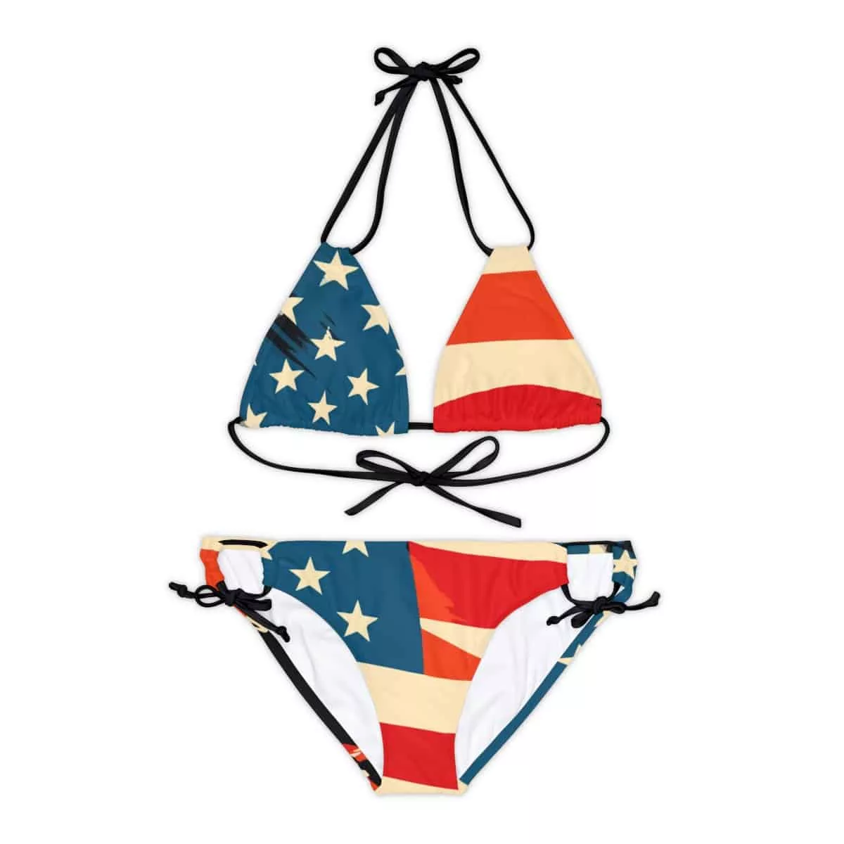 USA Strappy Bikini Set