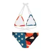 Usa Strappy Bikini Set