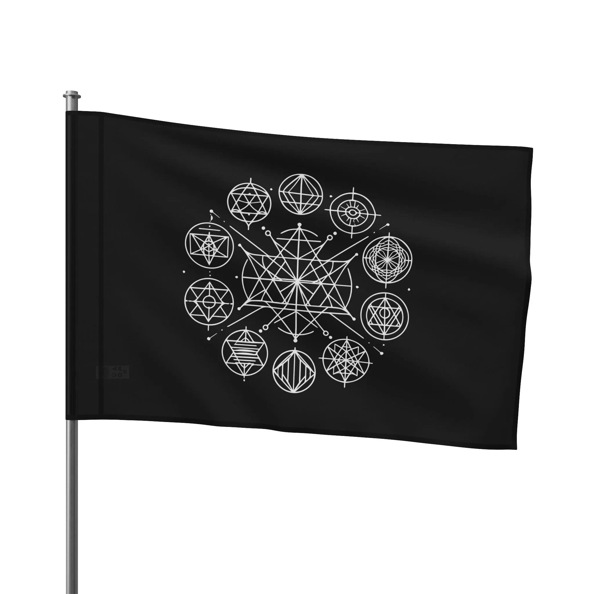 Sacred Geometry Flag | Mfg Dreams Sacred Geometry Flag - Image 3