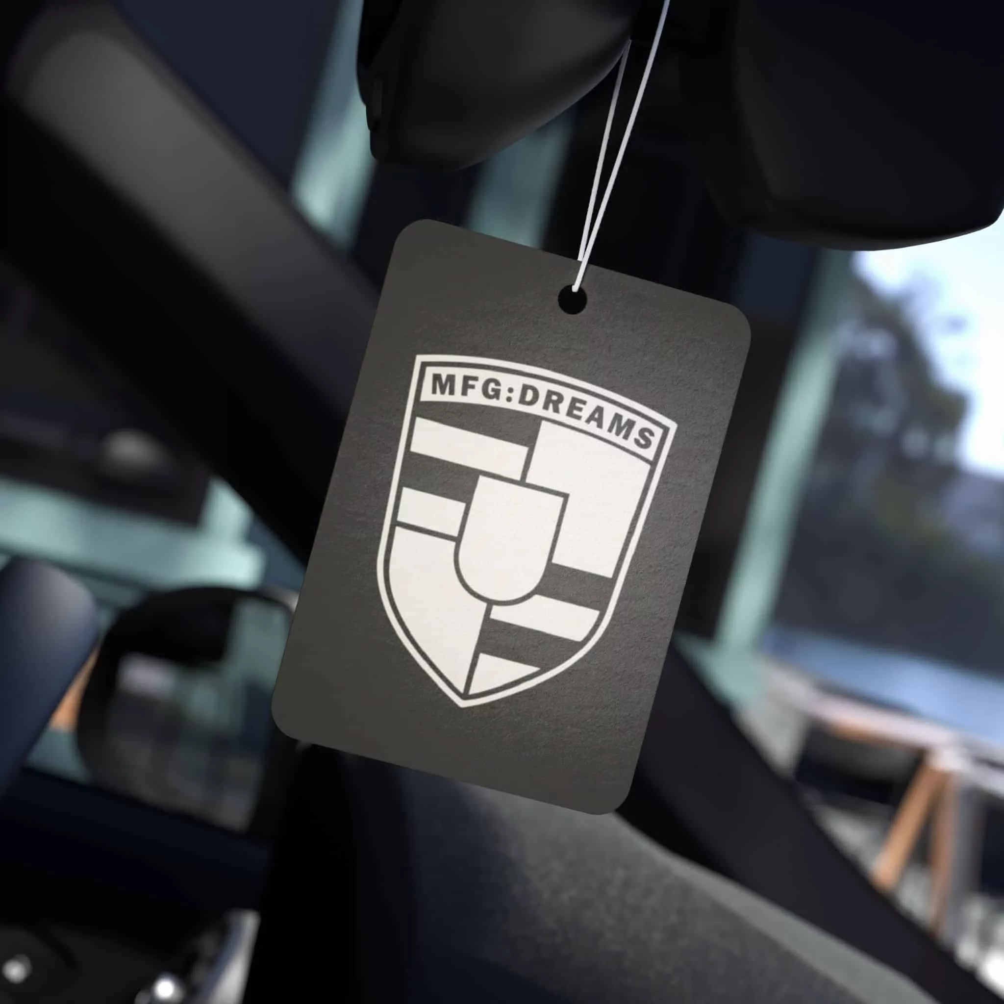 Mfg:dreams (Black) Car Air Freshener | Mfg Dreams Mfg:dreams (Black) Car Air Freshener - Image 7