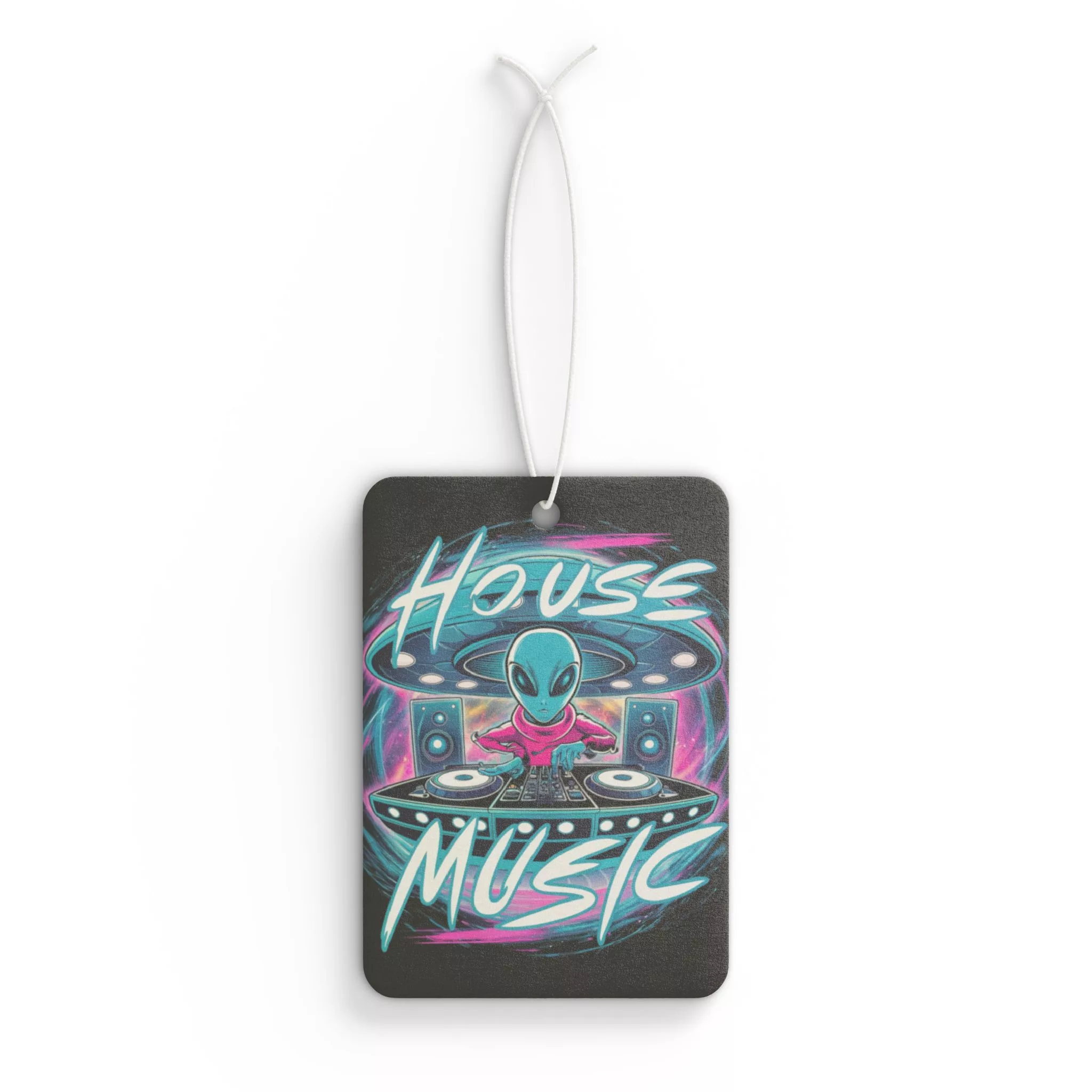 Extraterrestrial House Music (Black) Car Air Freshener