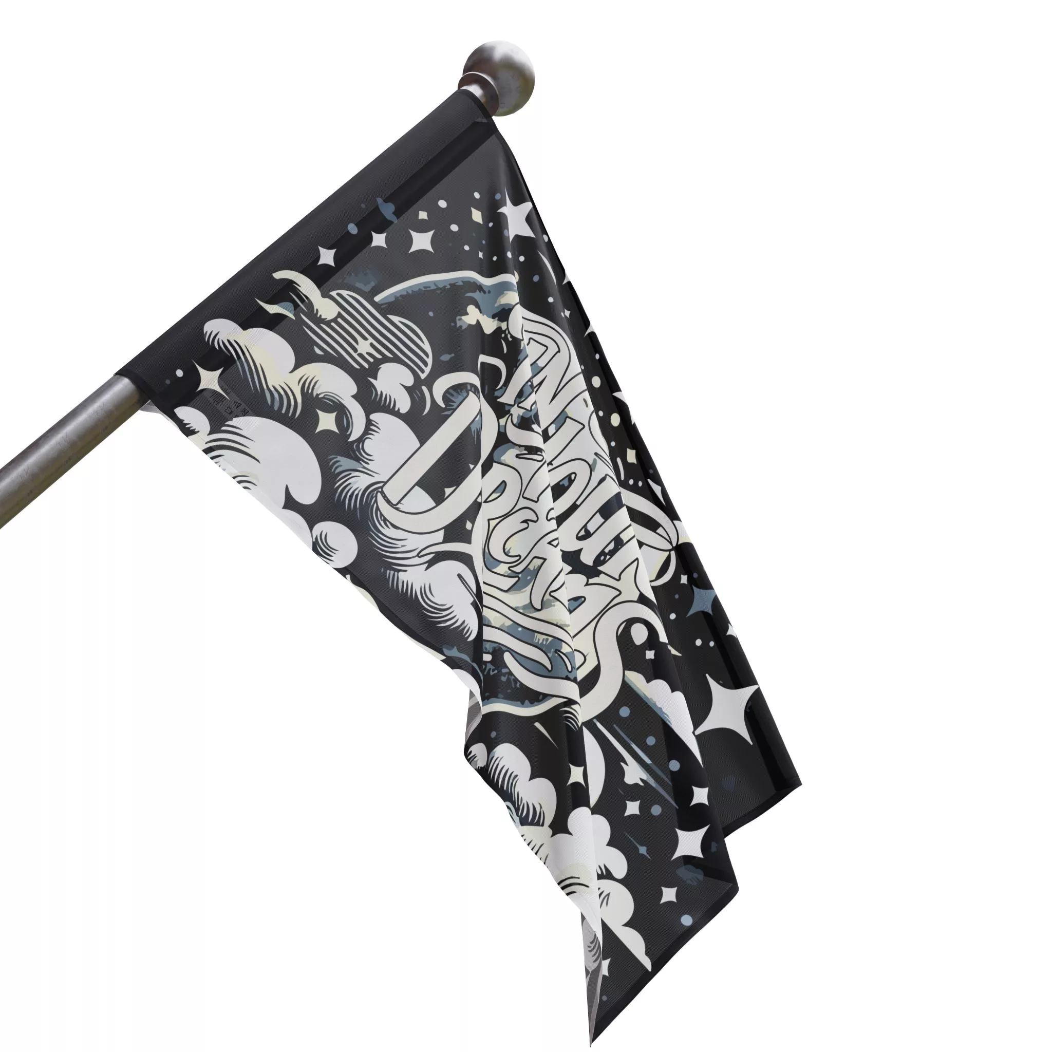 In Your Dreams - Moon, Stars, &Amp; Clouds Flag | Mfg Dreams In Your Dreams - Moon, Stars, &Amp; Clouds Flag - Image 4