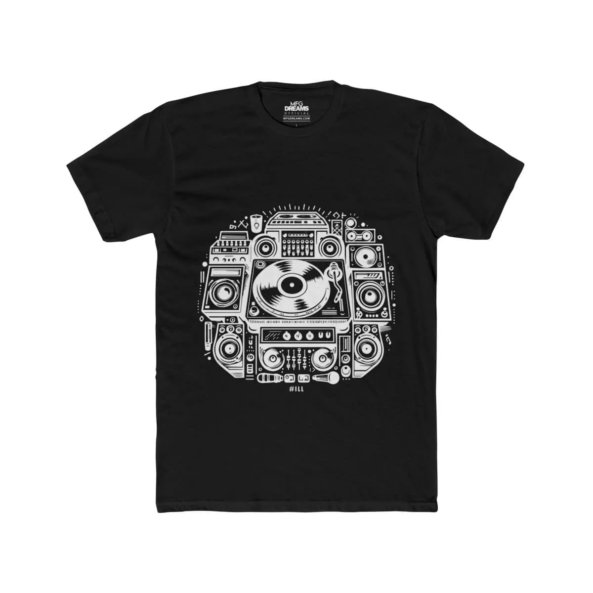 #ILL Turntables & Speakers (Graphic Tee)