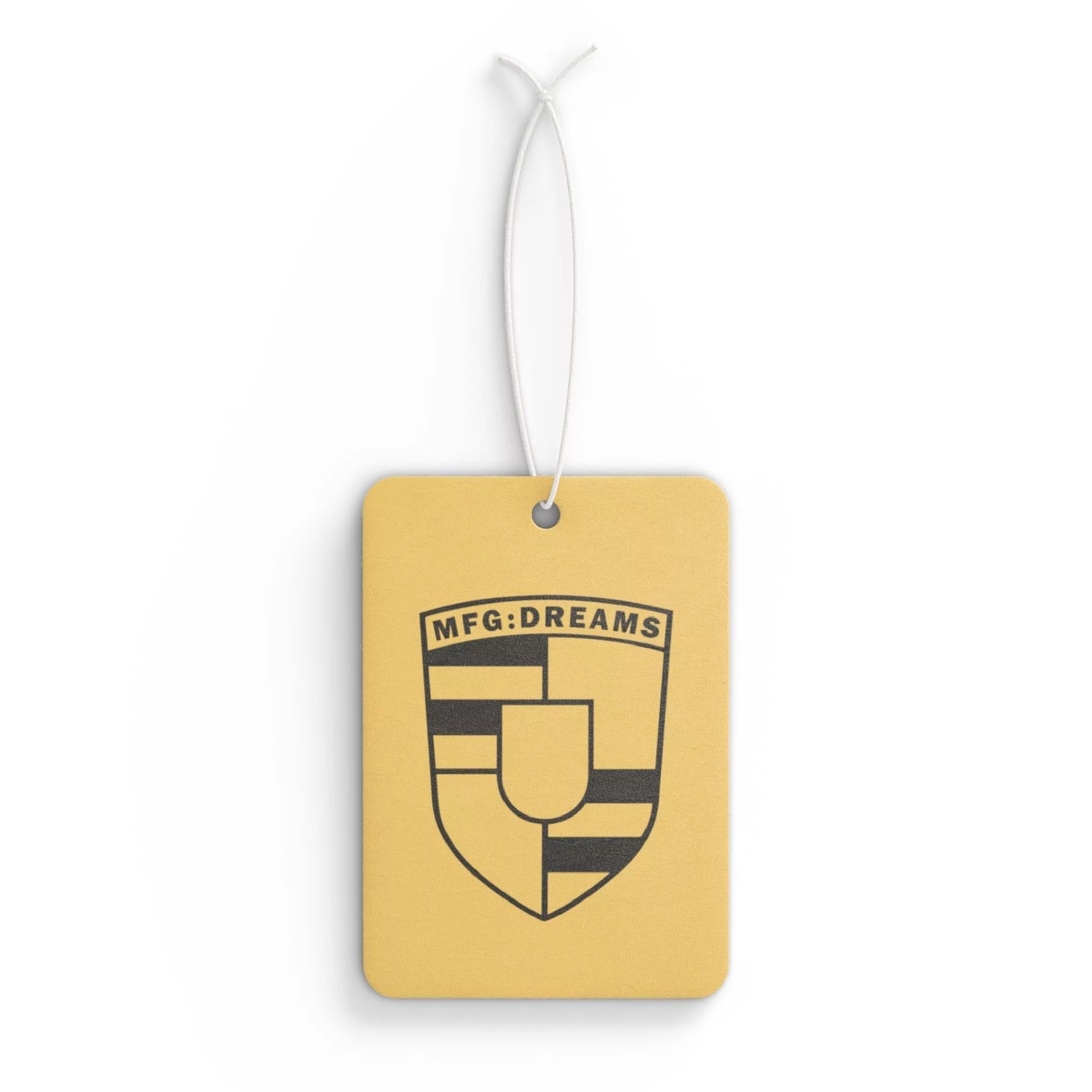 MFG:DREAMS (Gold) Car Air Freshener