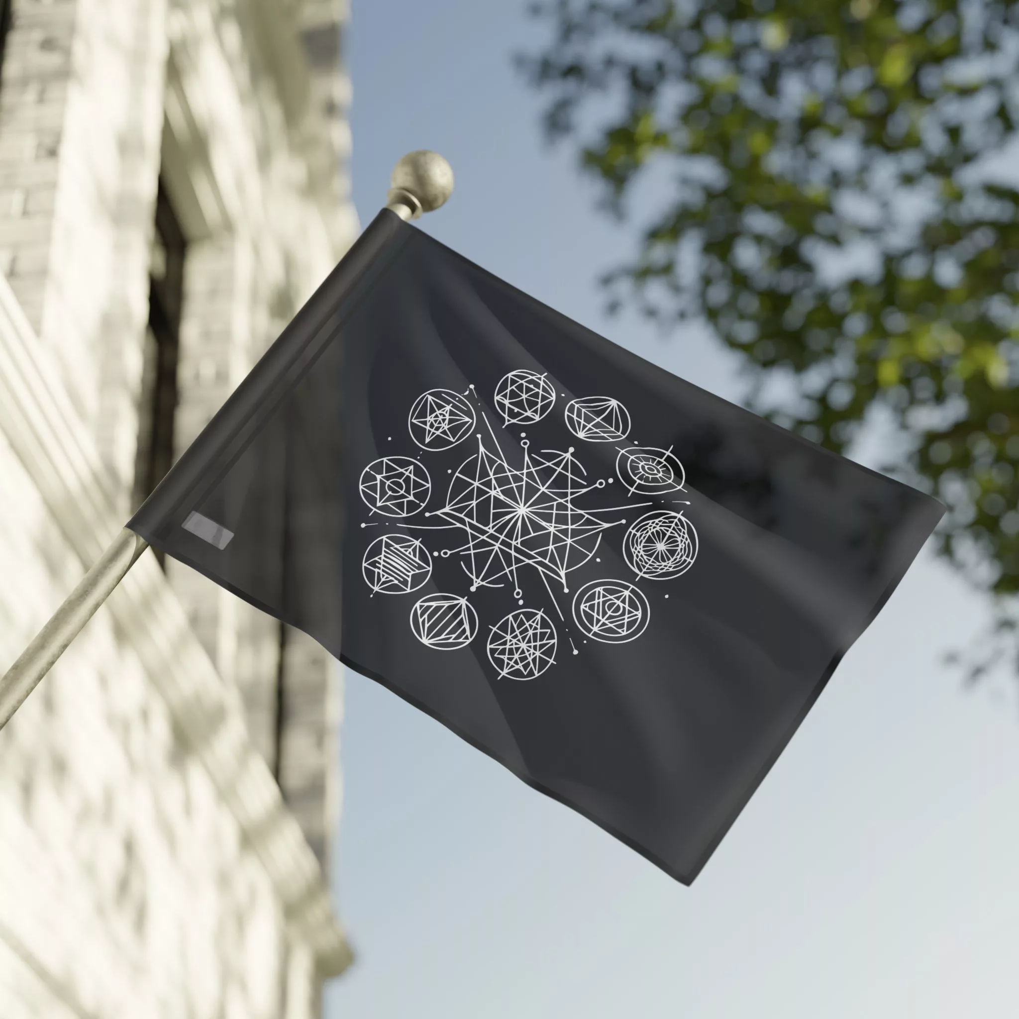 Sacred Geometry Flag | Mfg Dreams Sacred Geometry Flag - Image 5