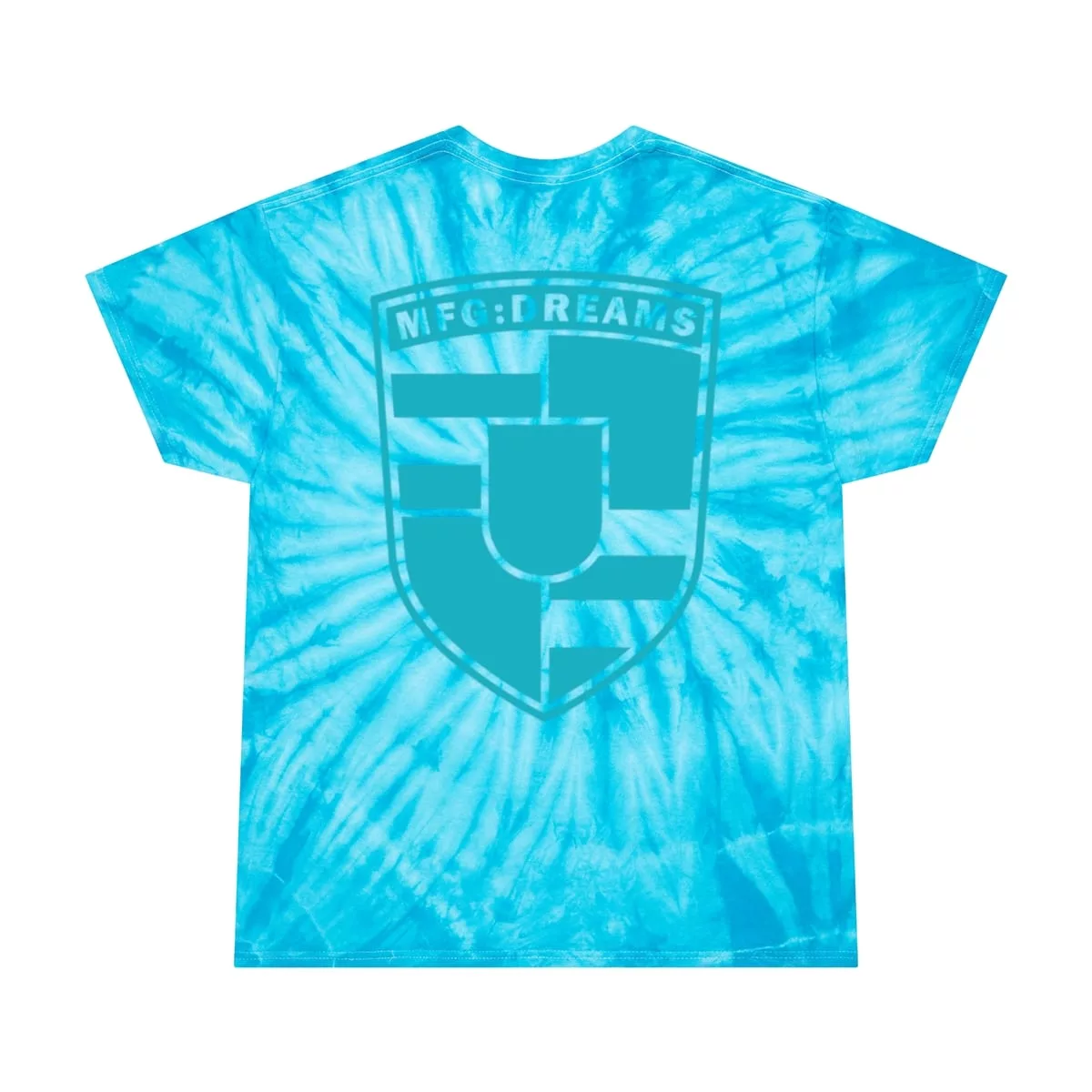 EDM, Electronic Dance Music – Tie-Dye Graphic Tee (in Turquoise) by MFG:DREAMS