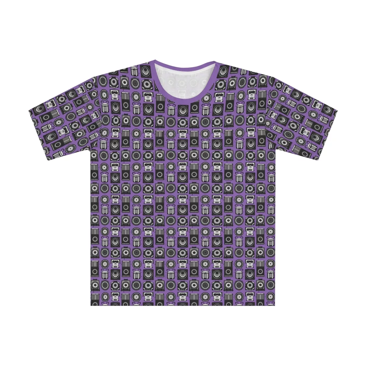 DJ Drip - Decibel Dynasty (Purple) Subwoofer & Speaker Pattern - Graphic Tee