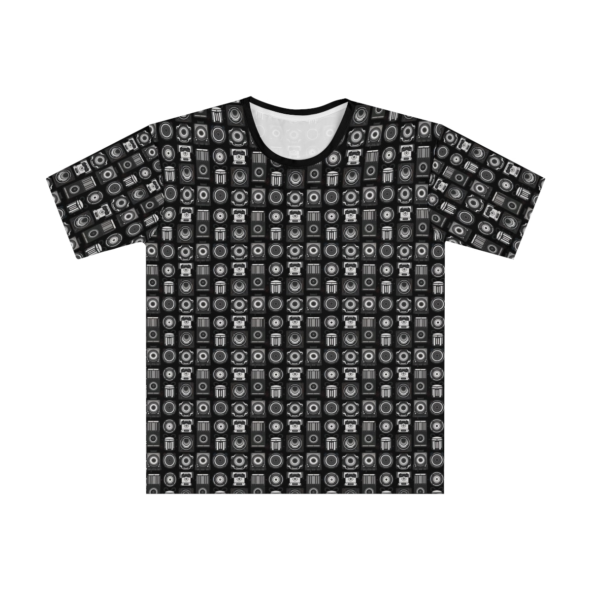 DJ Drip - Decibel Dynasty (Black) Subwoofer & Speaker Pattern - Graphic Tee