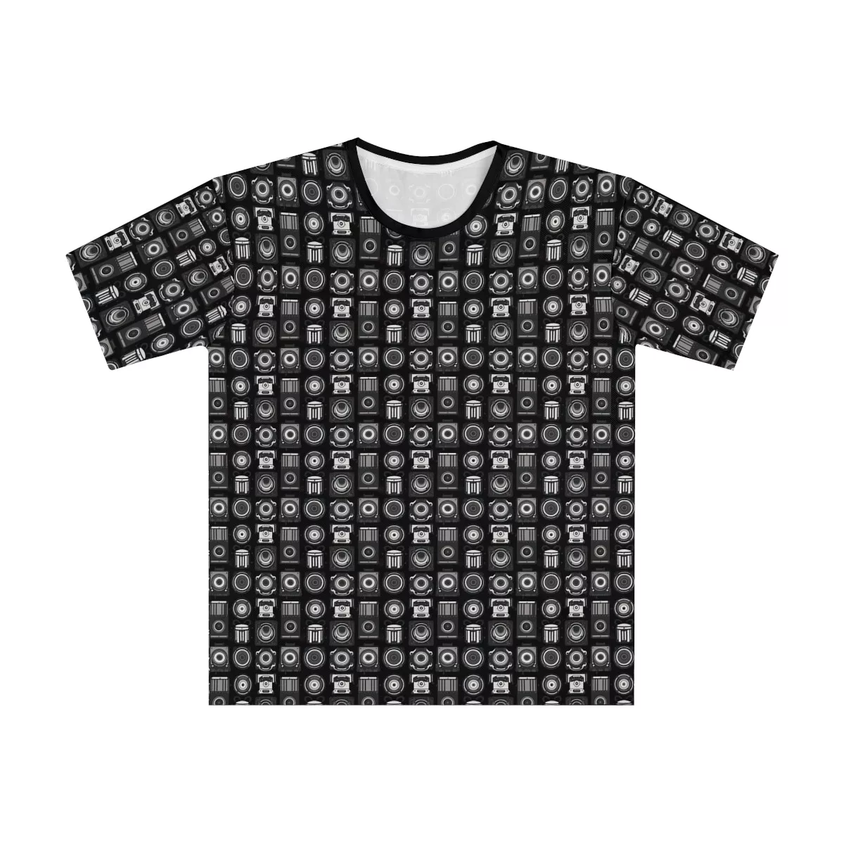 DJ Drip - Decibel Dynasty (Black) Subwoofer & Speaker Pattern - Graphic Tee