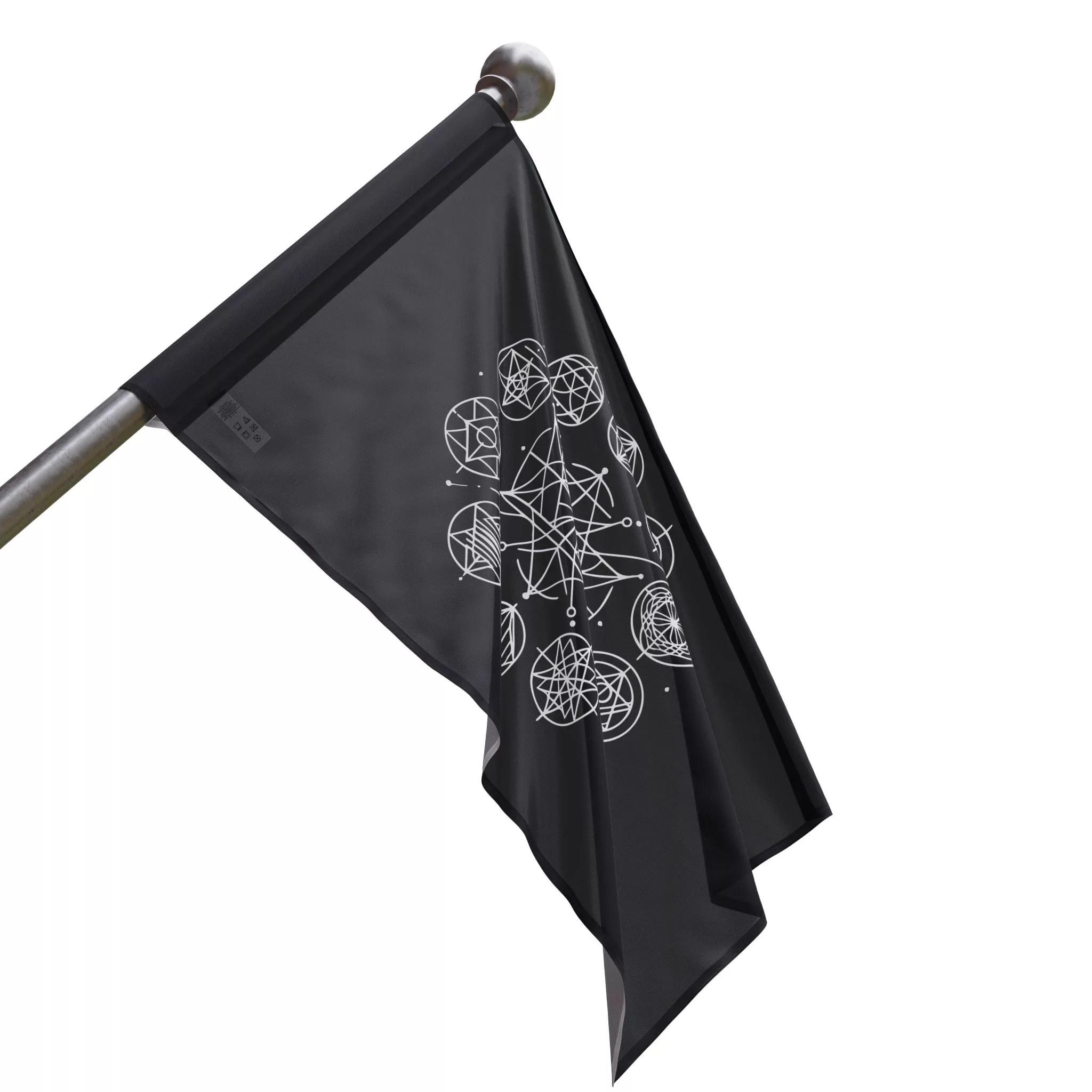 Sacred Geometry Flag | Mfg Dreams Sacred Geometry Flag - Image 4