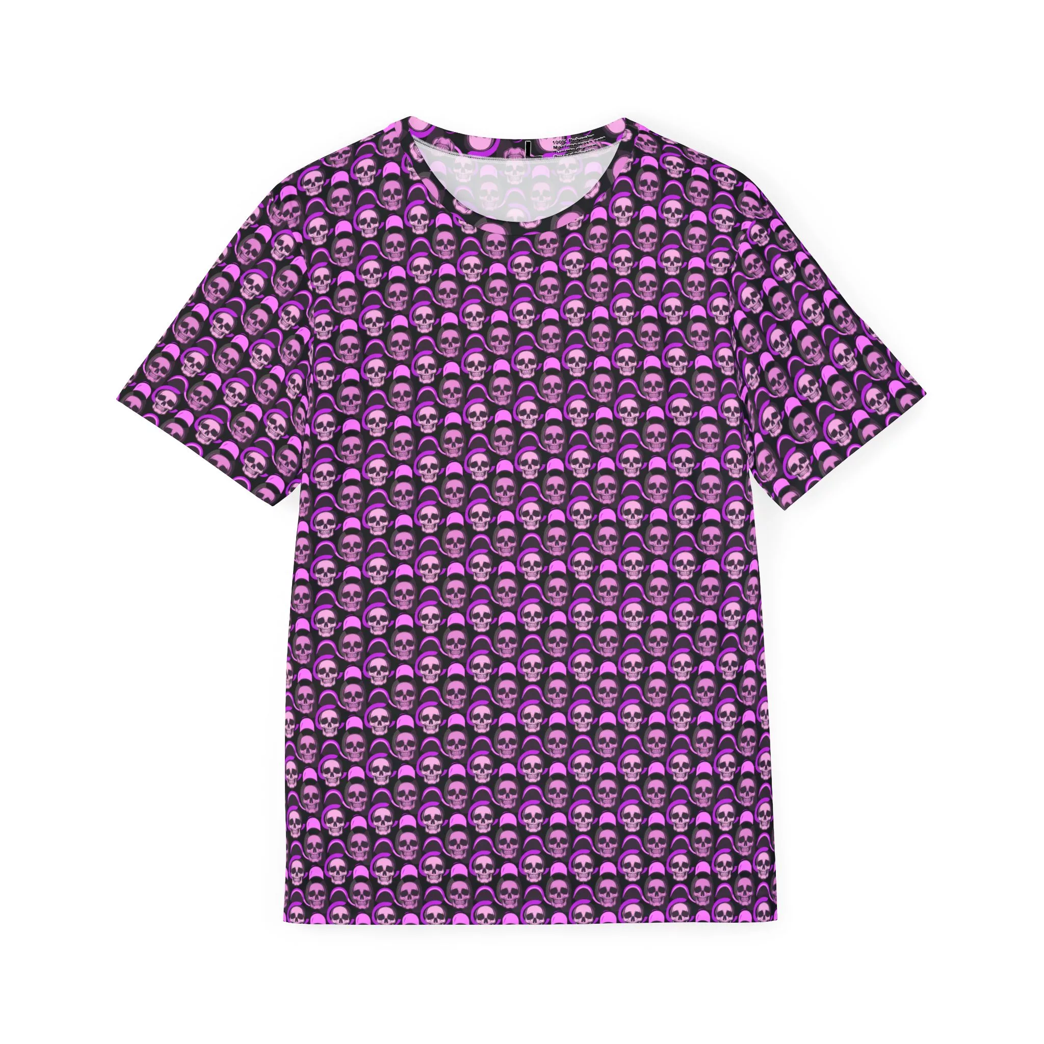 Trippy Skull Pattern Graphic Tee (All Over Print)