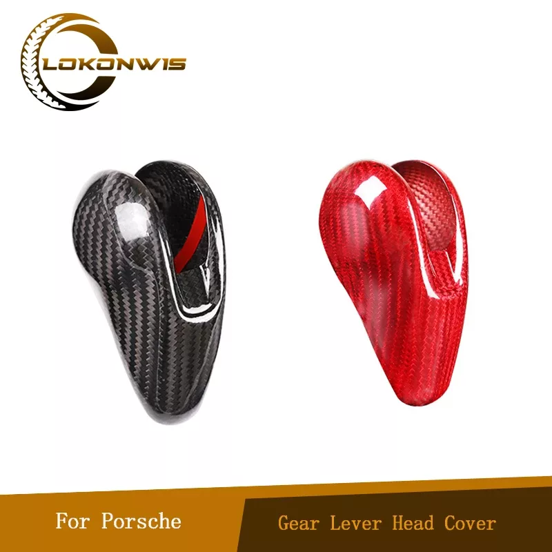 Real Carbon Fiber Gear Shift Cover (Panamera, Macan, Cayman, Boxster, 718, 911)