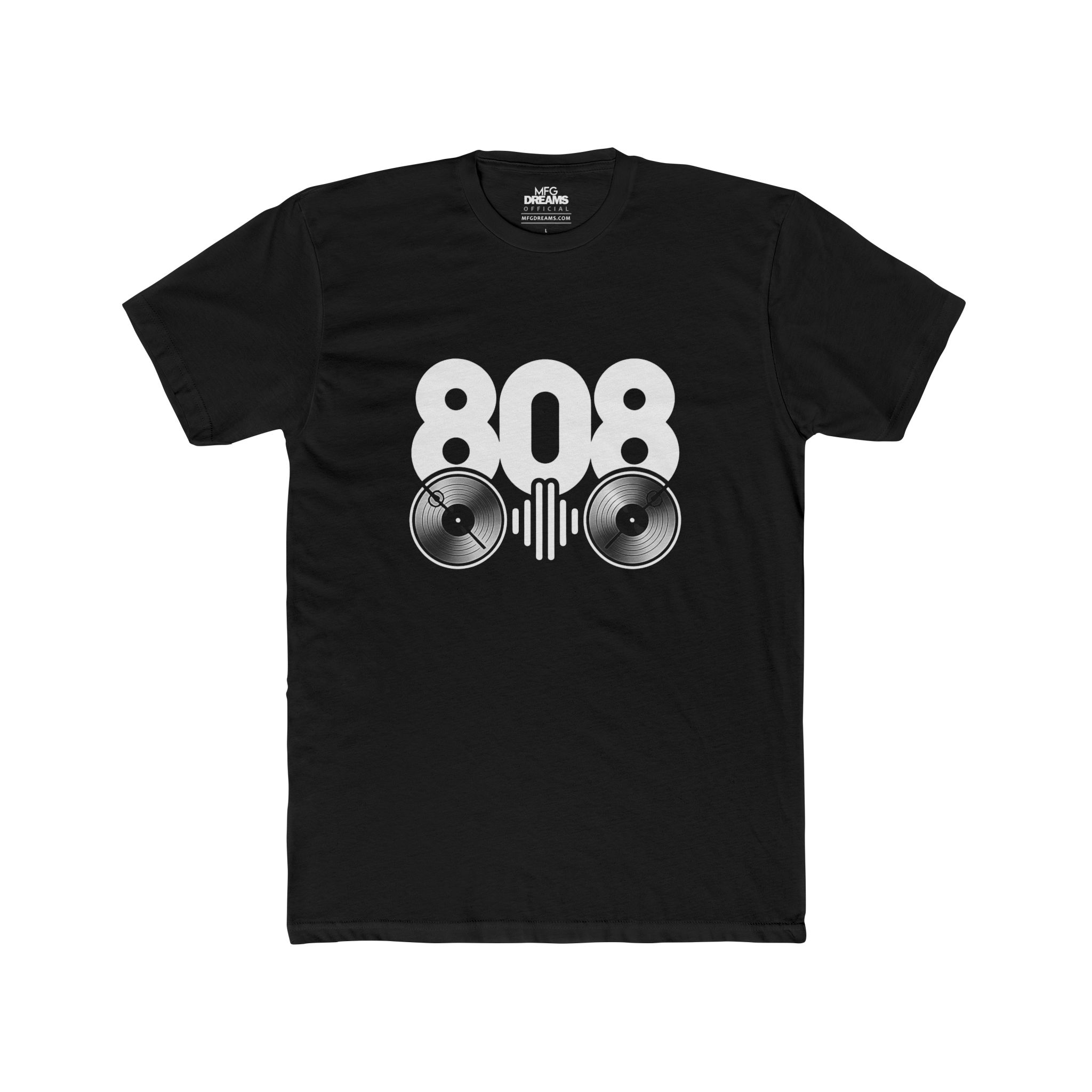 808 Bass Speaker DJ T-Shirt - Unisex Cotton Crew Tee
