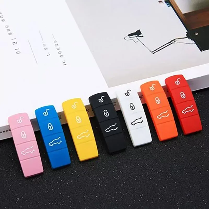 Porsche Key Fob Color Trim Shell & Button Pad (911, Macan, Cayenne, Panamera, etc.)