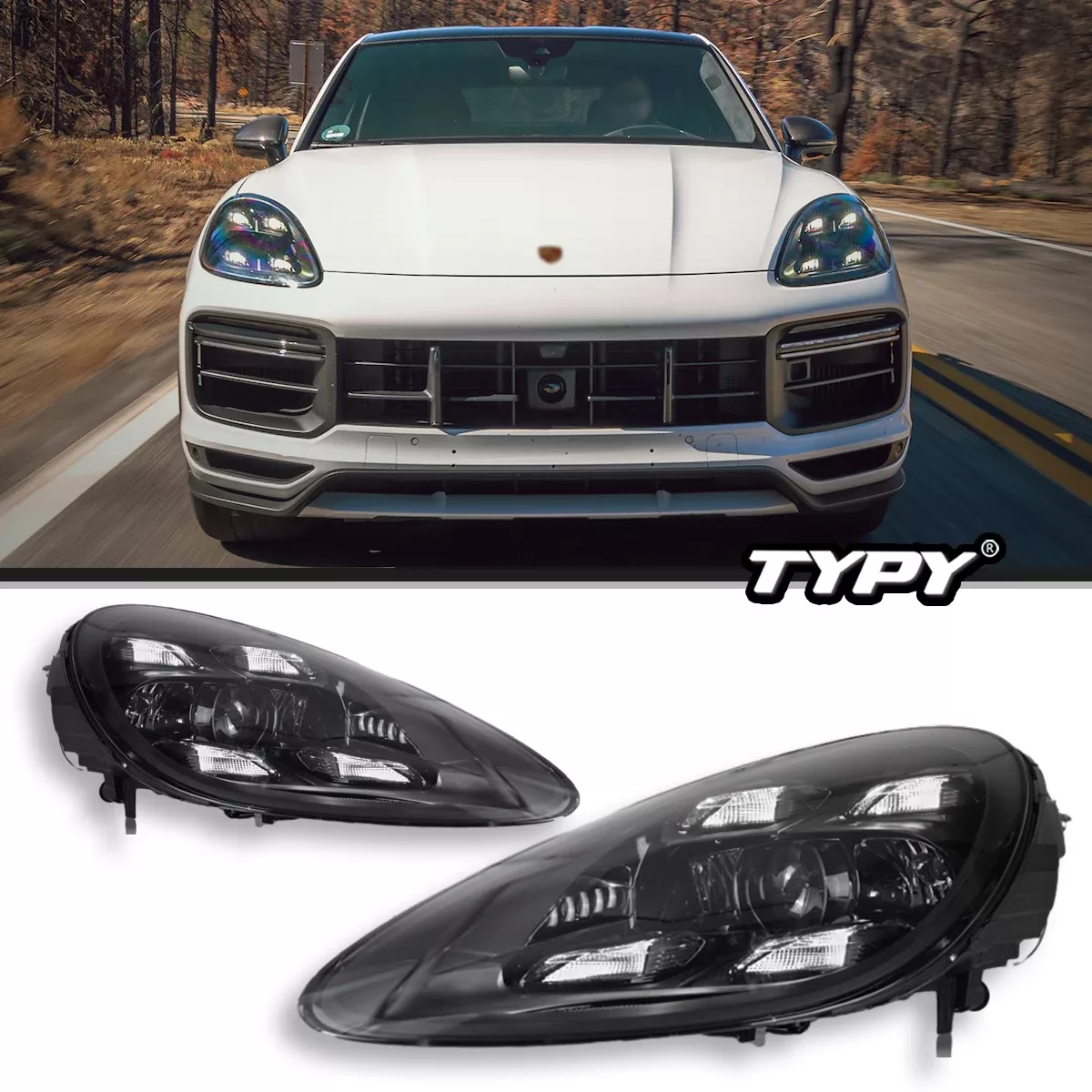 Upgraded 2020 Matrix Headlights (Cayenne: 2011-2018)