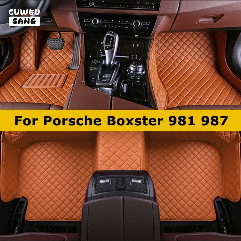 Shop | Mfg Dreams Cuweusang Custom Car Floor Mats For Porsche Boxster 981 987 Auto Carpets Foot Coche Accessorie