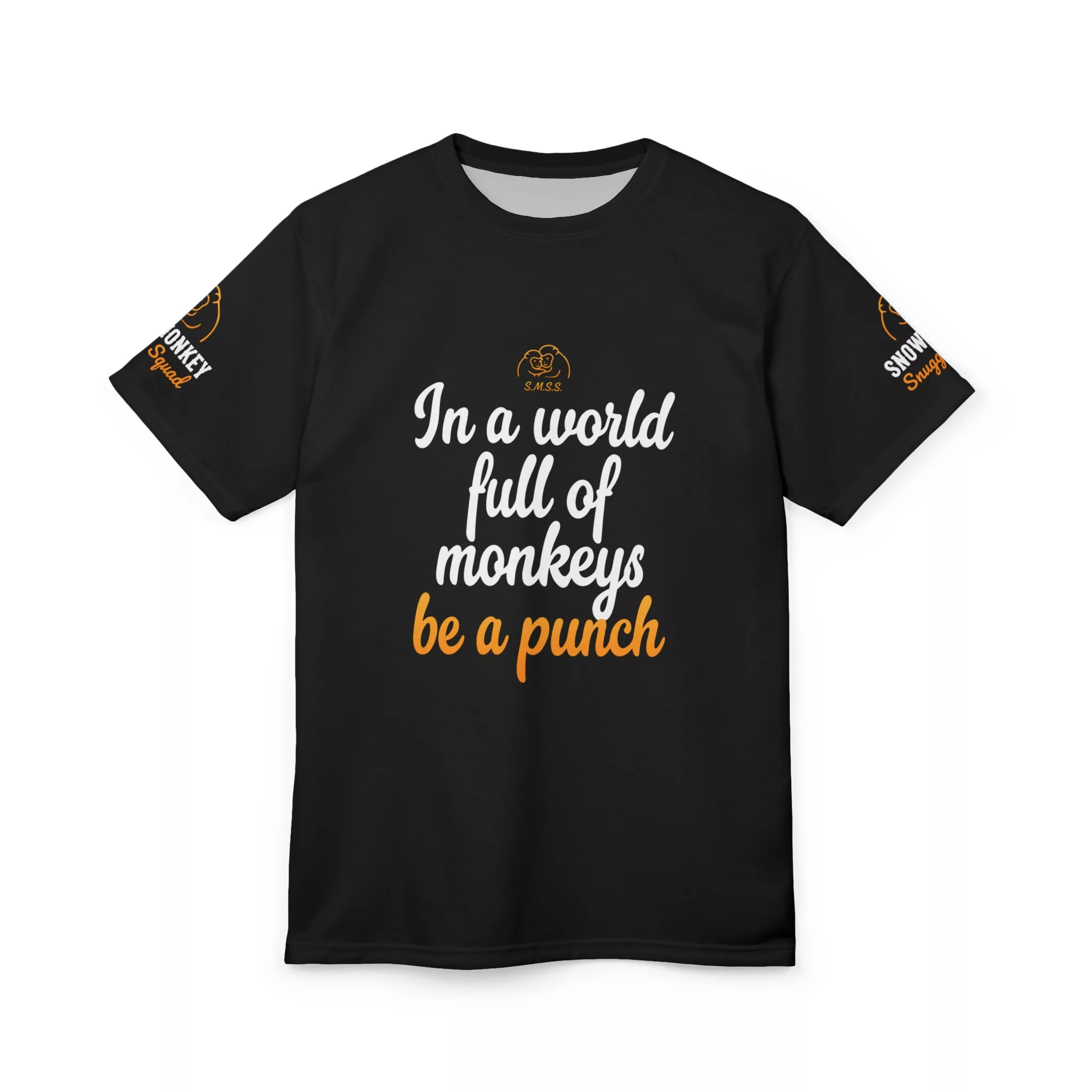 Shop | Mfg Dreams S.m.s.s. - In A World Full Of Monkeys Be A Punch Tee (Snow Monkey Snuggle Squad)