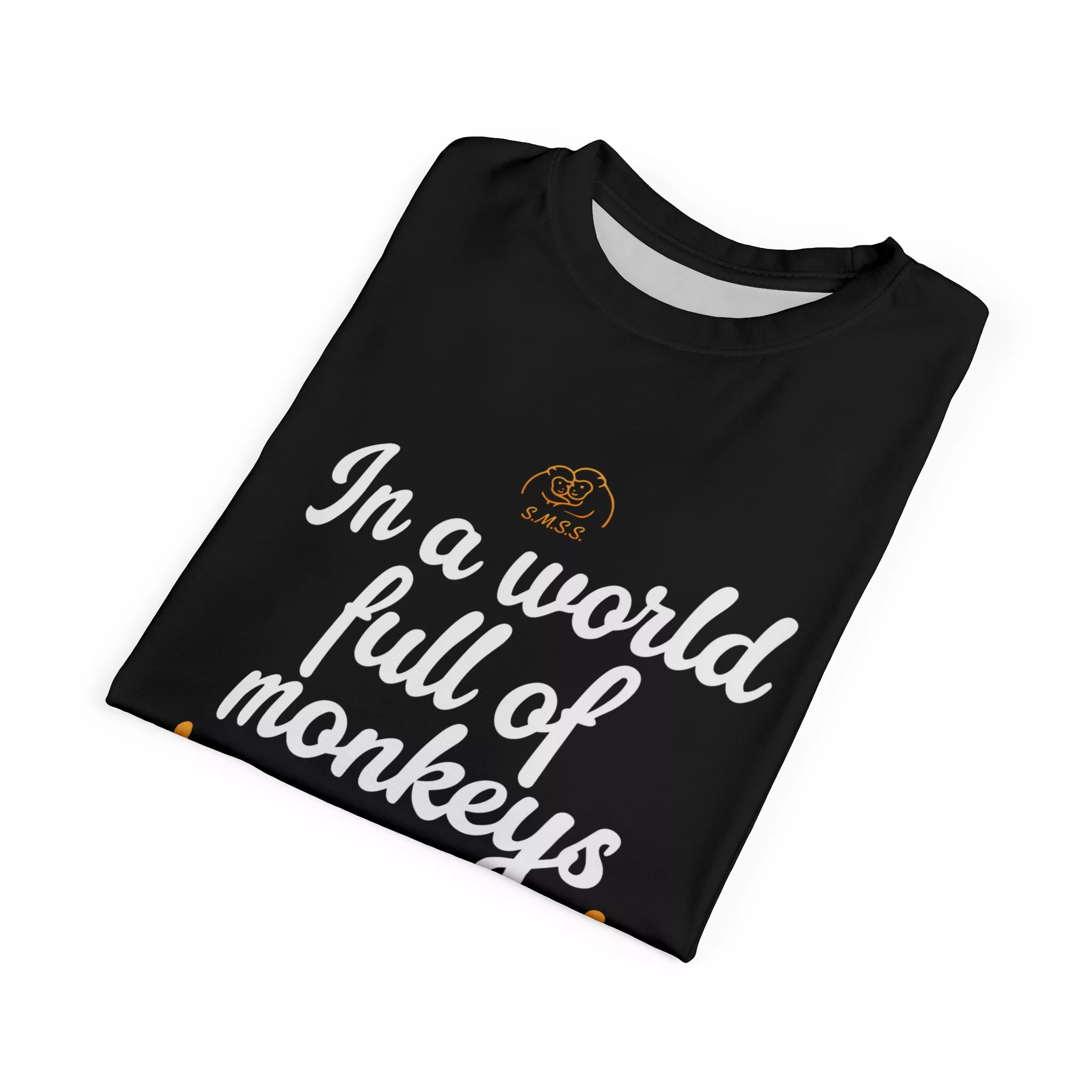 S.m.s.s. - In A World Full Of Monkeys Be A Punch Tee (Snow Monkey Snuggle Squad) | Mfg Dreams S.m.s.s. - In A World Full Of Monkeys Be A Punch Tee (Snow Monkey Snuggle Squad) - Image 7