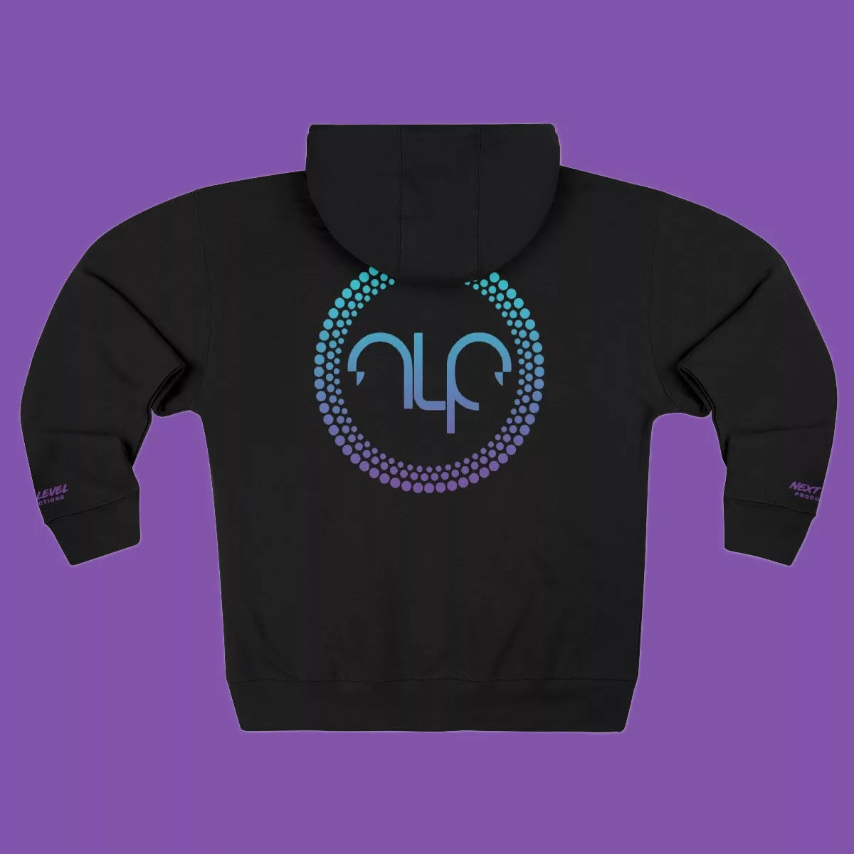 Next Level Productions, Crested Logo - Celestial Covenant Colors (Unisex Zip Hoodie)