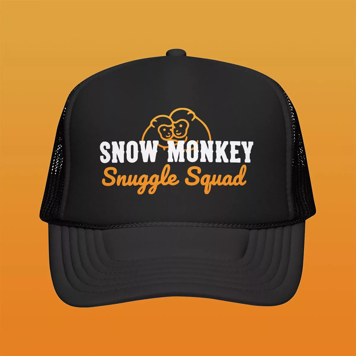 Shop | Mfg Dreams Punch The Monkey Snuggle Squad Trucker Hat