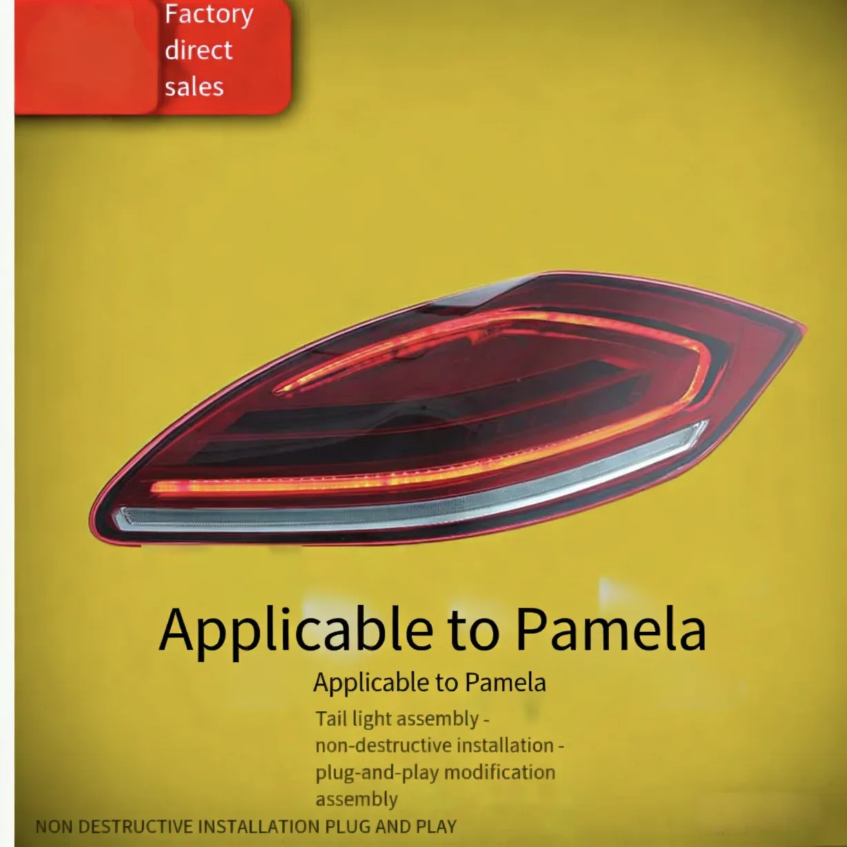 Alternative View Of 1 Pairs For 10-13 Porsche Panamera 970 Taillight Assembly Panamera Modified New Led Lights Brake Lights  Turn Signals Led