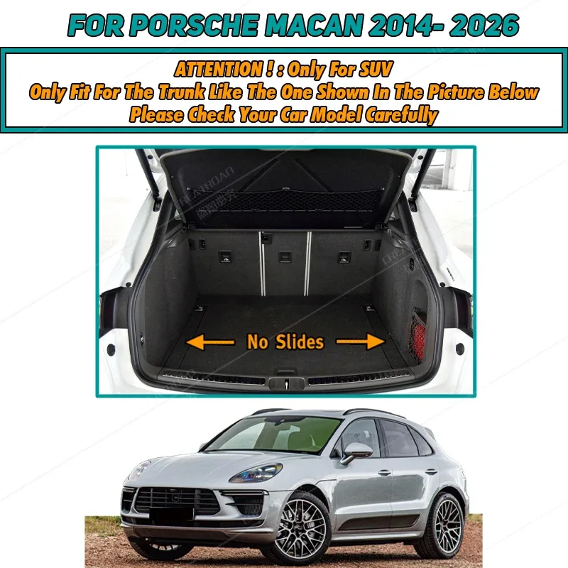 Alternative View Of Creatroad For Porsche Macan 2014-2026 2025 2024 2023 2022 Auto Full Coverage Trunk Mat Car Boot Interior Protector Accessories