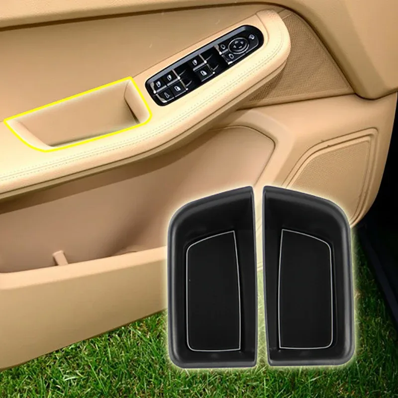 Shop | Mfg Dreams For Porsche Macan 2015 2016 2017 2018 2019 2020 Car Door Handle Storage Box Cup Holder Organizer Modification Accessories