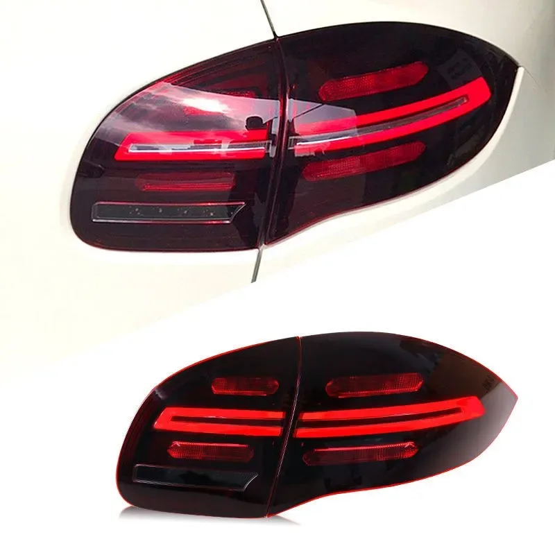 Taillight Assembly For Porsche Cayenne S GTS 3.0L 4.8L 2011-2012 2013 2014 2015 LED Rear Tail Lights Turn/Brake/Reversing Lights