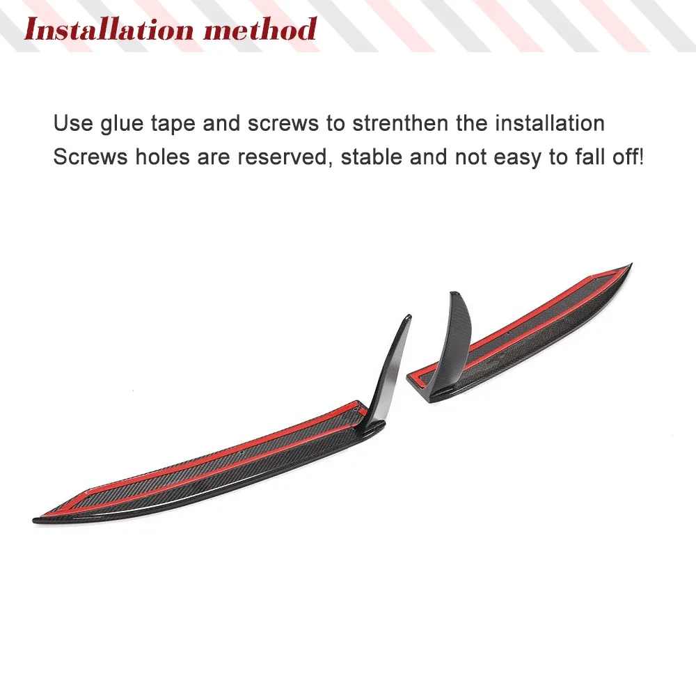 Carbon Fiber Car Rear Bumper Splitters Spoiler For Porsche 911 Carrera 4 2017 Auto Car Rear Splitters Canards Body Kits | Mfg Dreams Carbon Fiber Car Rear Bumper Splitters Spoiler For Porsche 911 Carrera 4 2017 Auto Car Rear Splitters Canards Body Kits - Image 3