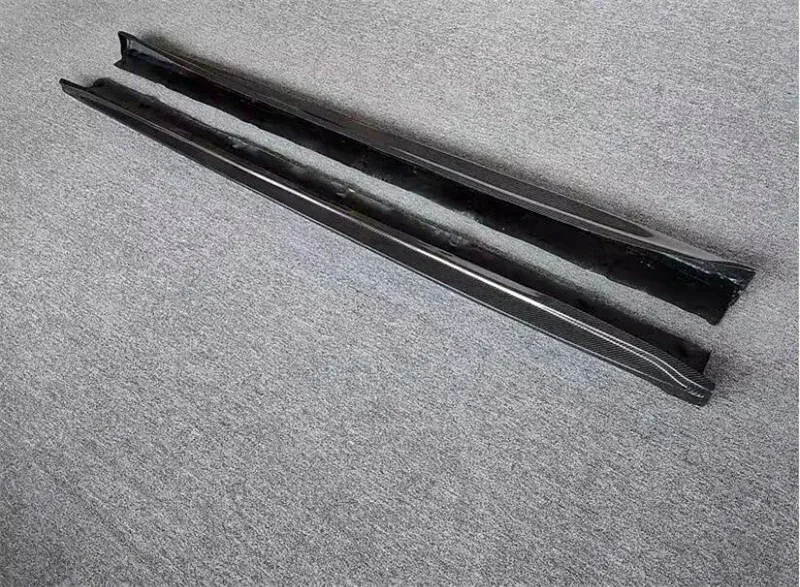 Alternative View Of Real Carbon Fiber Side Skirt For Porsche Cayenne Coupe Trubo 2018 2019 2020 2021 2022 2023 2024 2025 2026 Body Kit Lip Spoiler